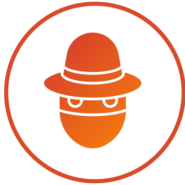 Diseño vectorial Fawkes Estilo del icono