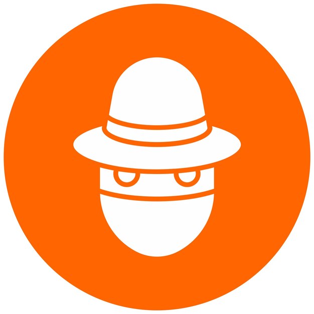 Diseño vectorial Fawkes Estilo del icono