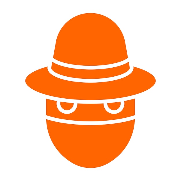 Diseño vectorial Fawkes Estilo del icono