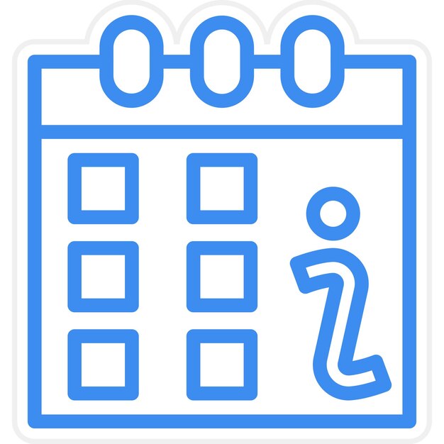 Diseño vectorial Fecha de caducidad Información Estilo del icono
