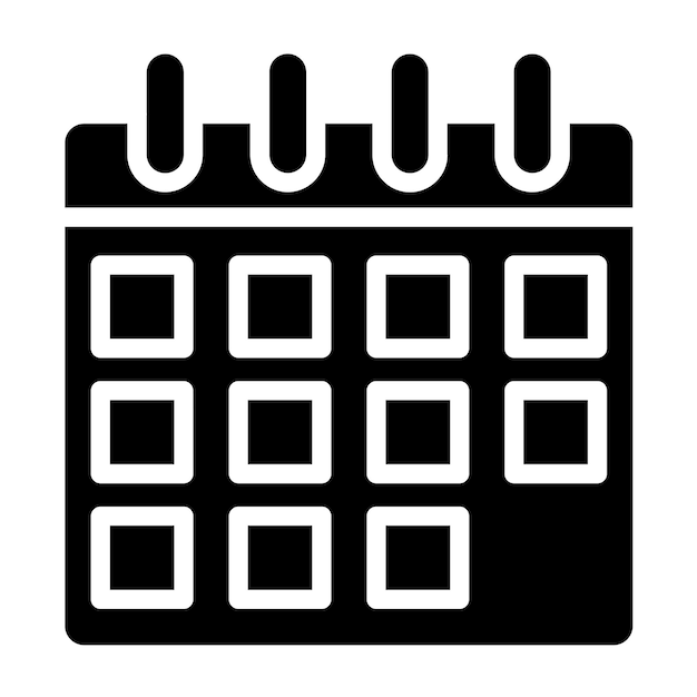 Diseño vectorial Fechas Estilo del icono