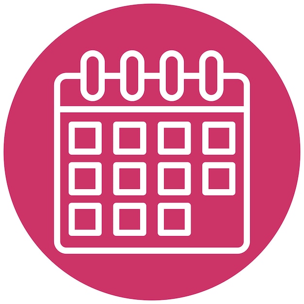 Diseño vectorial Fechas Estilo del icono