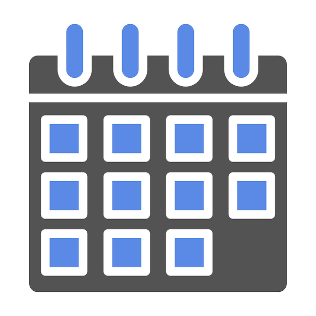 Diseño vectorial Fechas Estilo del icono