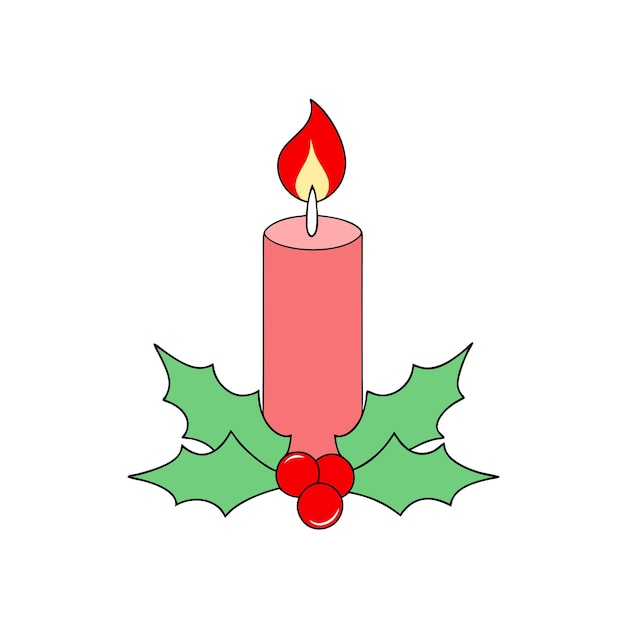 Diseño vectorial de Feliz Día de Navidad