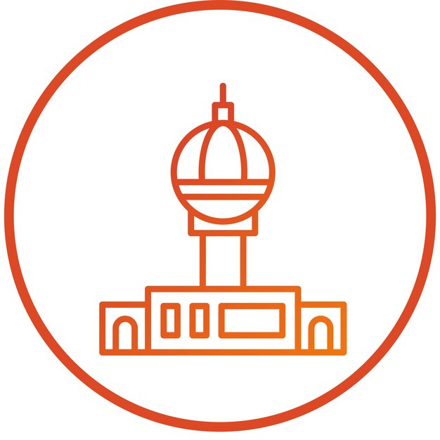 Diseño vectorial Fernsehturm estilo icono de Berlín