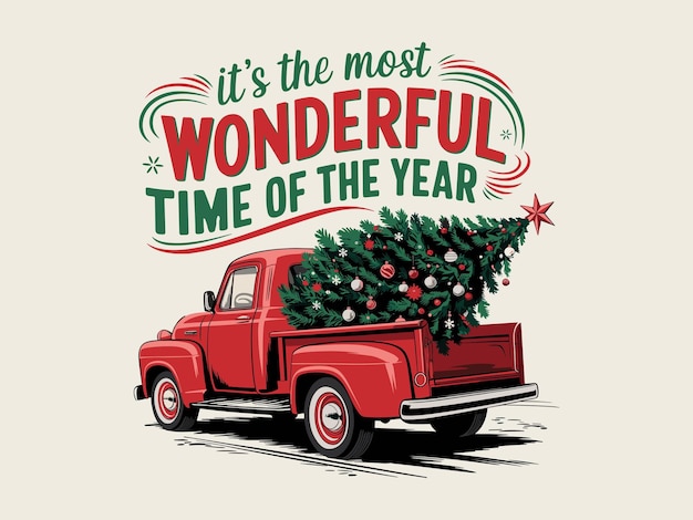 El diseño vectorial festivo de la temporada del árbol de Navidad