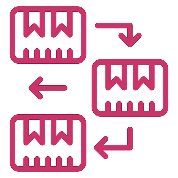 Diseño vectorial Fifo Estilo del icono