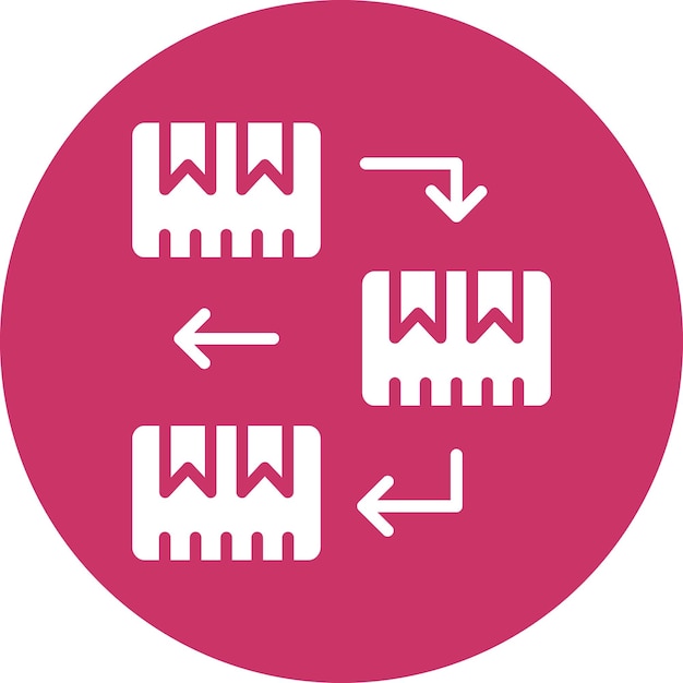 Diseño vectorial Fifo Estilo del icono