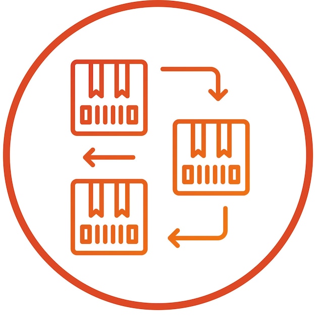 Diseño vectorial Fifo Estilo del icono