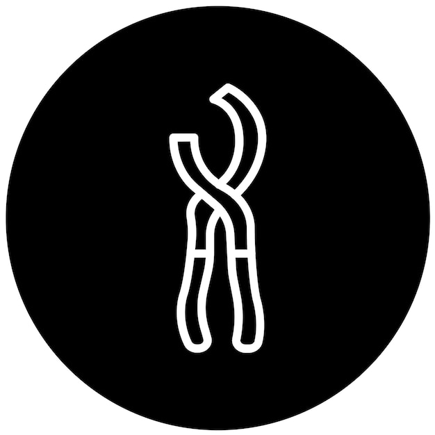 Diseño vectorial Filtro de aceite Plier Llave Icono Estilo