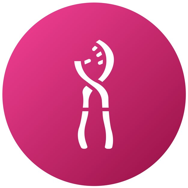 Diseño vectorial Filtro de aceite Plier Set Estilo del icono