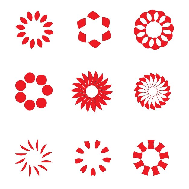 diseño vectorial de flores ornamentales de lujo