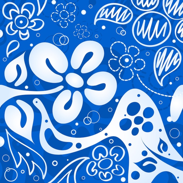 Diseño vectorial de flores