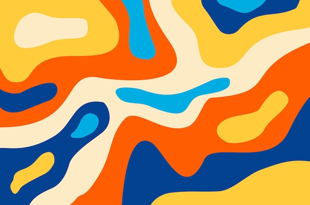 Diseño vectorial de fondo abstractamente groovy