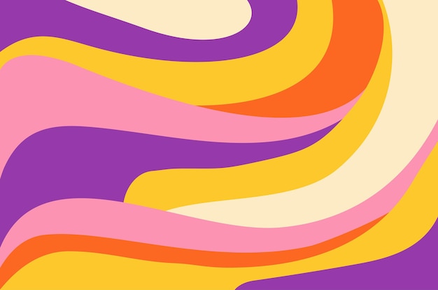 Diseño vectorial de fondo abstractamente groovy