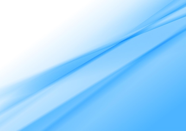 Diseño vectorial de fondo abstracto a rayas degradado suave azul y blanco