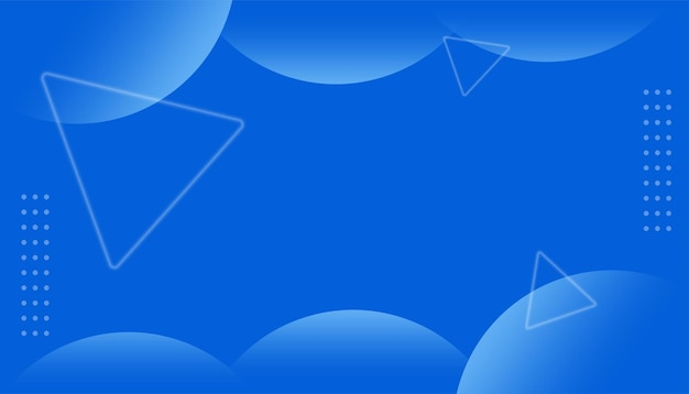 Diseño vectorial de fondo azul gradiente