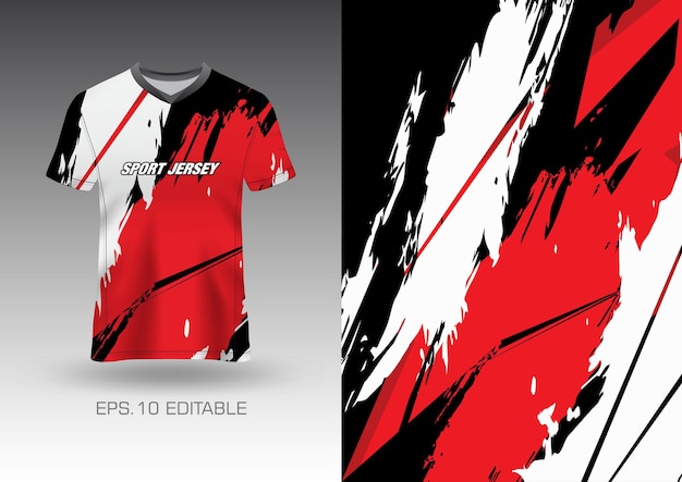 Diseño vectorial de fondo de camiseta con textura abstracta para camiseta deportiva fútbol juego de carreras motocross ciclismo descenso leggings