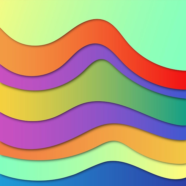 Diseño vectorial de fondo de colores abstractos