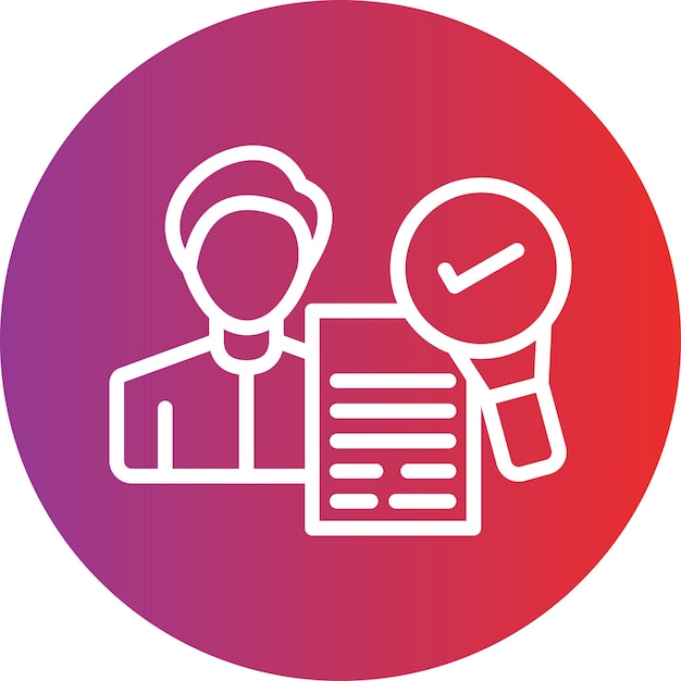 Diseño vectorial de fondo Compruebe el estilo del icono