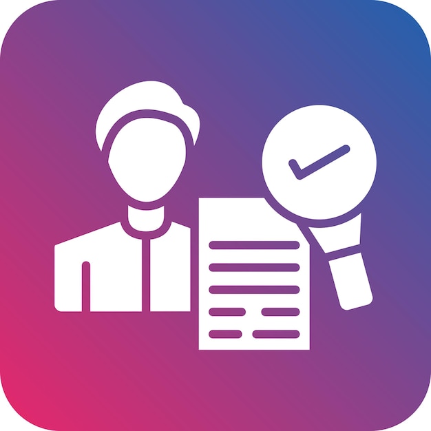 Diseño vectorial de fondo Compruebe el estilo del icono