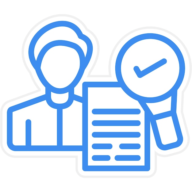 Diseño vectorial de fondo Compruebe el estilo del icono