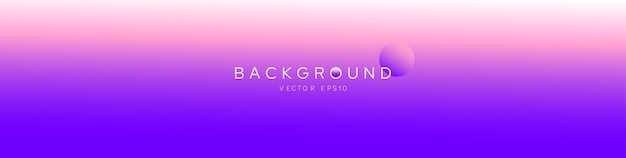 Diseño vectorial de fondo del estandarte de color gradiente rosa púrpura