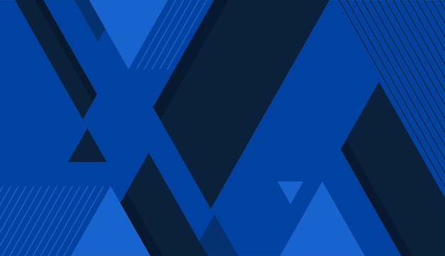 Vector diseño vectorial de fondo geométrico abstracto azul elegante y moderno