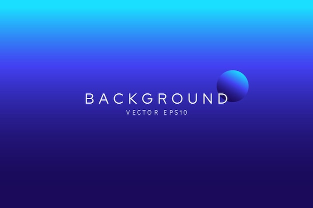 Diseño vectorial de fondo con gradiente de color azul moderno