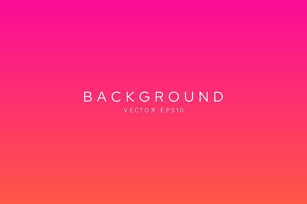 Diseño vectorial de fondo de gradiente de color naranja de verano y rosa de neón