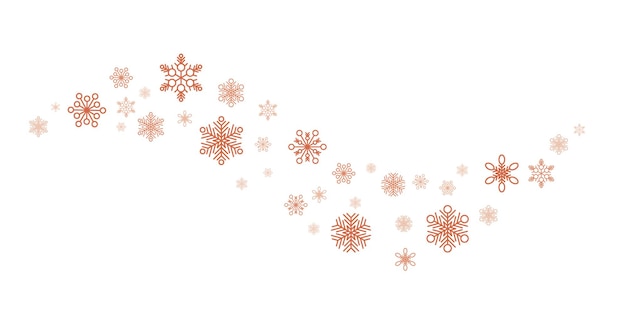 Diseño vectorial de fondo de invierno y navidad con copo de nieve