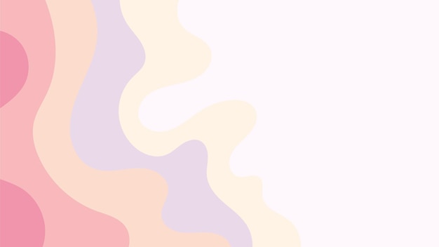 diseño vectorial de fondo líquido de ondas abstractas coloridas