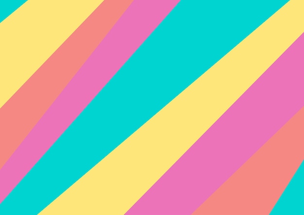 Diseño vectorial de fondo mínimo con rayas pastel de colores abstractos