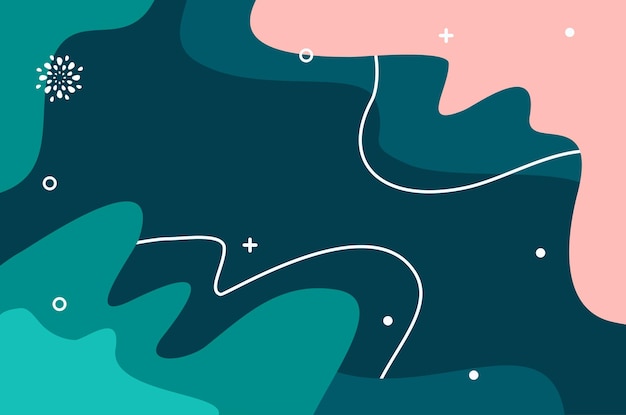 Diseño vectorial de fondo ondulado moderno