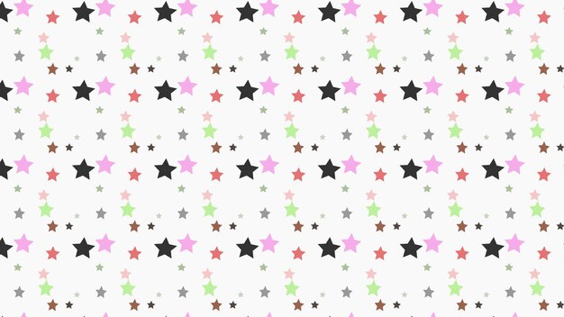 Diseño vectorial de fondo de papel de pared con patrón de estrella