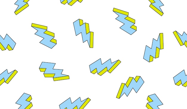 Diseño vectorial de fondo con un patrón de relámpago lindo