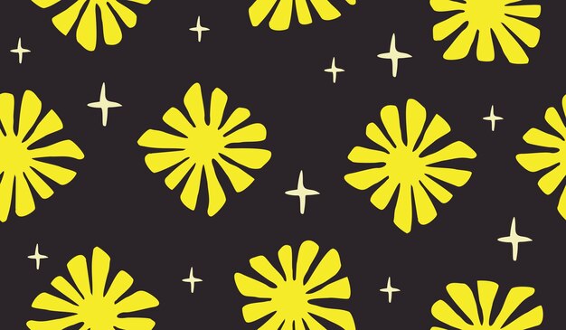 Diseño vectorial de fondo con un patrón de sol lindo