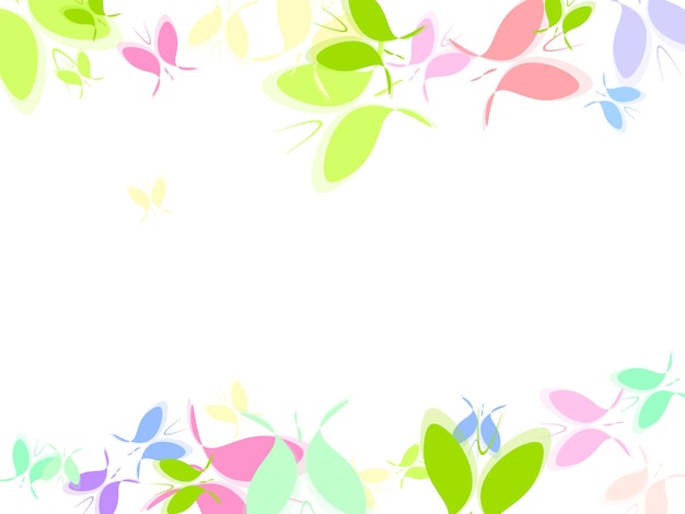 diseño vectorial de forma de mariposas voladoras