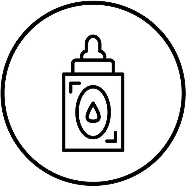 Diseño vectorial Fórmula para bebés Estilo de icono