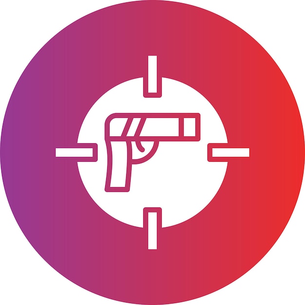 Diseño vectorial Fps Estilo del icono