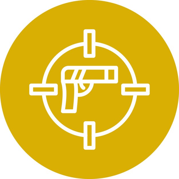 Diseño vectorial Fps Estilo del icono