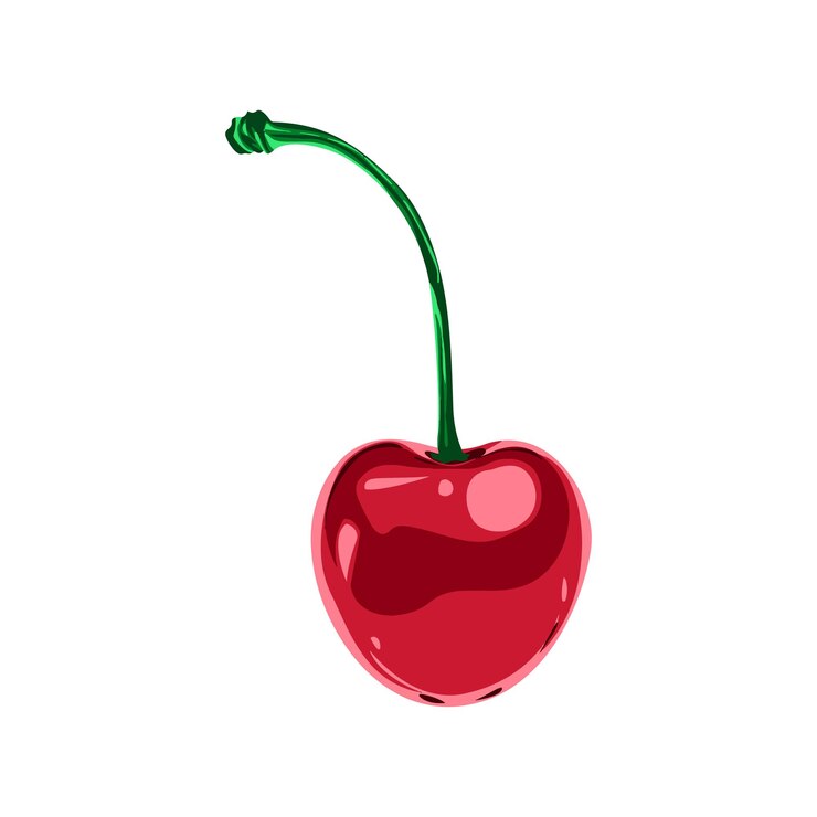 Vector diseño vectorial de fruta cereza