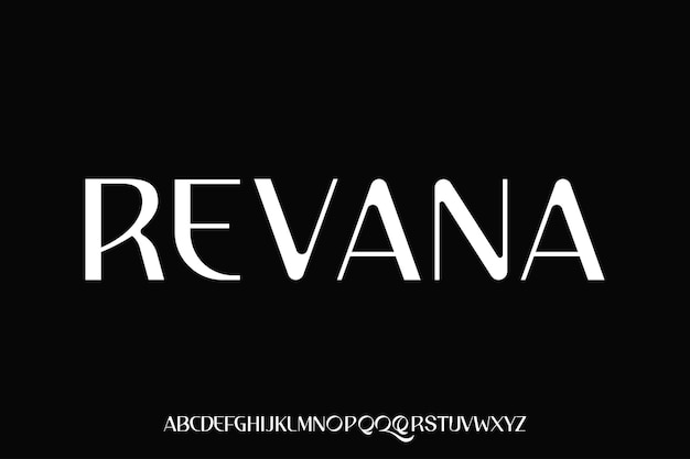 Diseño vectorial de fuentes de visualización redondeadas adecuado para el logotipo, el titular de la revista y muchos más