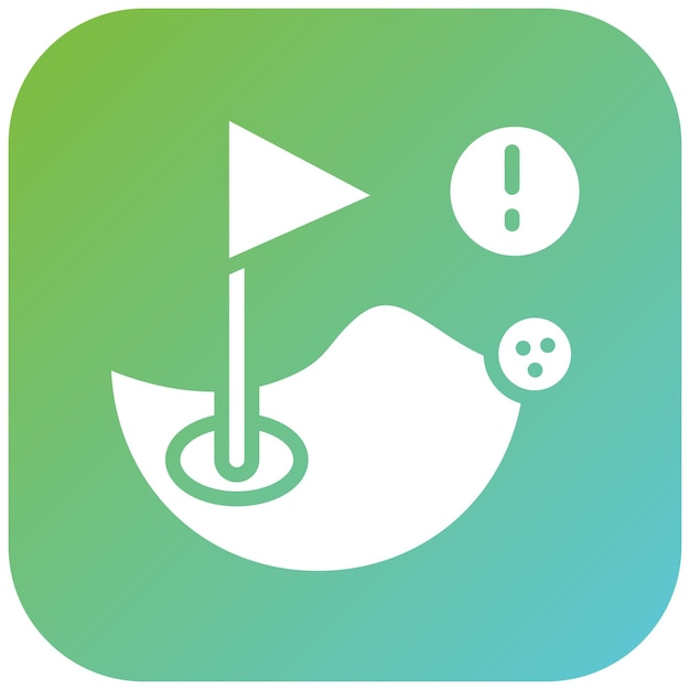 Diseño vectorial fuera de los límites Estilo del icono