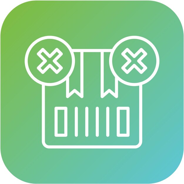 Diseño vectorial fuera de stock Estilo de icono