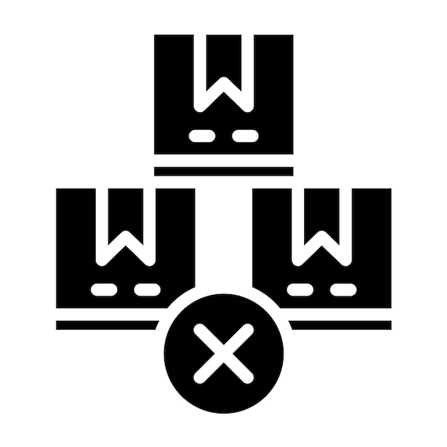 Diseño vectorial fuera de stock Estilo de icono