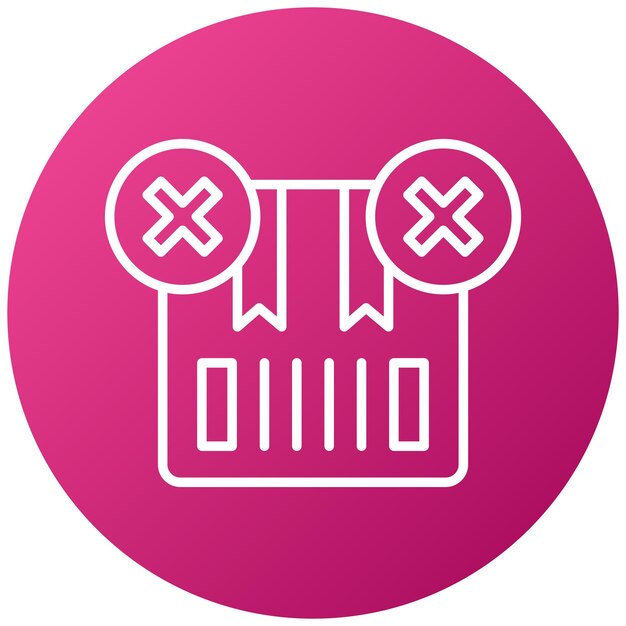 Diseño vectorial fuera de stock Estilo de icono