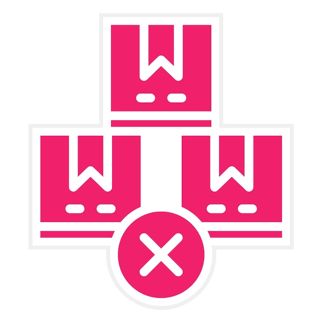 Diseño vectorial fuera de stock Estilo de icono