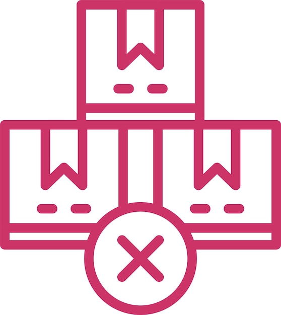 Diseño vectorial fuera de stock Estilo de icono