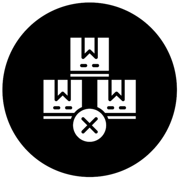 Diseño vectorial fuera de stock Estilo de icono